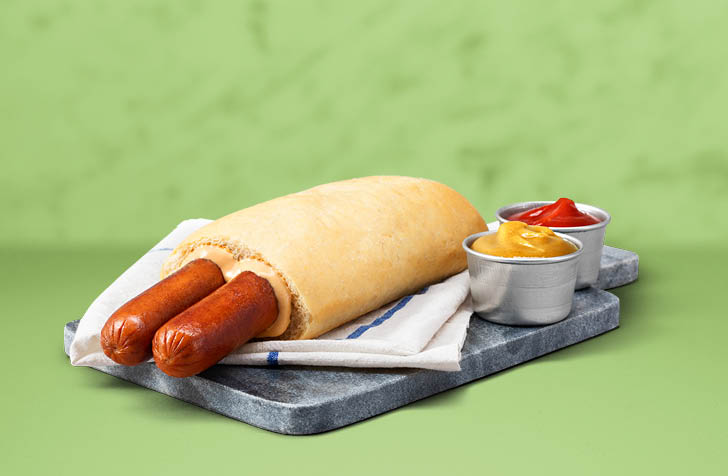 Dubbel french hotdog