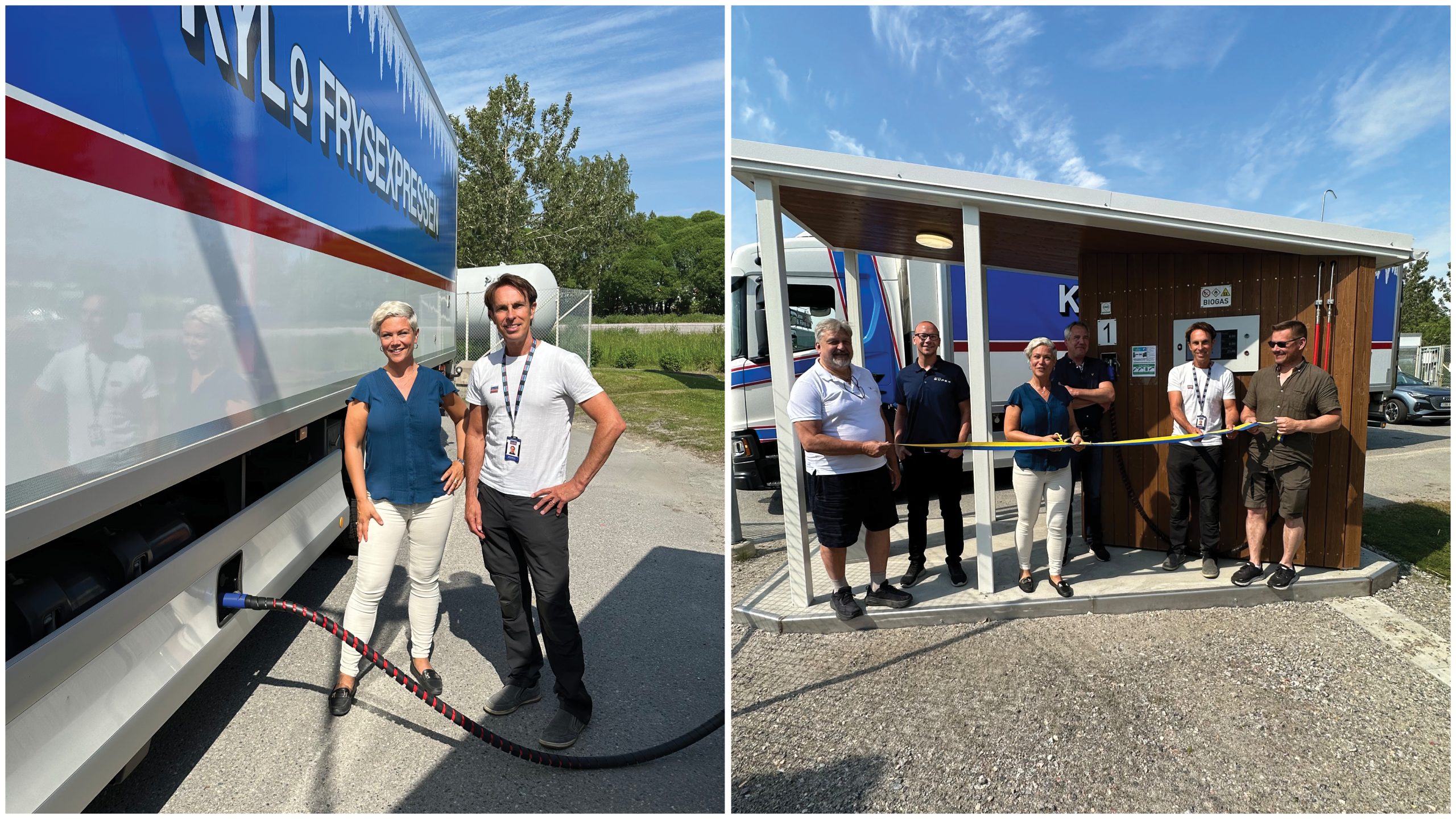 Invigning av ny biogasanläggning på Oktanvägen i Piteå